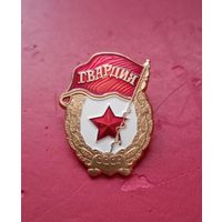 Знак "Гвардия" уменьшенная