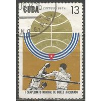 Куба. ЧМ по боксу. 1974г. Mi#1988.
