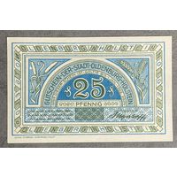 Нотгельд Ольденбург-ин-Хольштайн 25 пфеннигов 1921 год. Веймарская республика