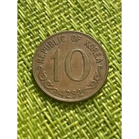 Южная Корея 10 хван 1959 г ( гибискус , флора )