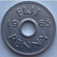 Фиджи 1 пенни 1965 г.