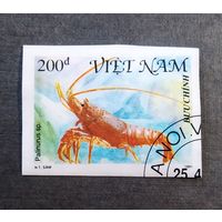 Марка Вьетнам 1991 год Рак