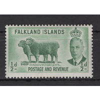 Фолкленды 1952** Овцы, Георг VI  SG#172