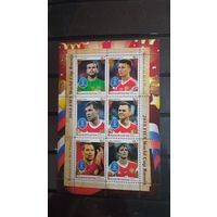БЛОК ФУТБОЛ  ЧЕМПИОНАТ МИРА СПОРТ    MNH