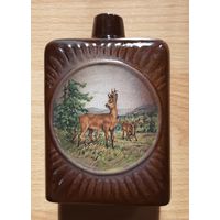 Бутылка керамическая, штоф  ,,Косули,,.
