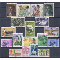 [2803] Гвинея. 18 гашеных марок.