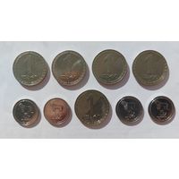 Грузия, 9 монет с рубля