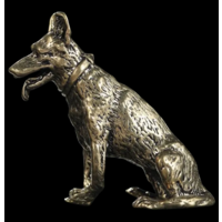 Статуэтка Овчарка Бронза