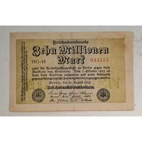 1923 год Германия 10 000 000 марок