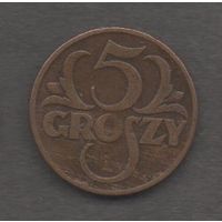 Польша. 5 грошей 1928