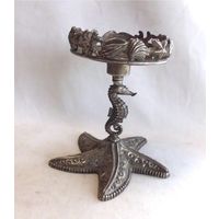 Подсвечник Море серебрение 02