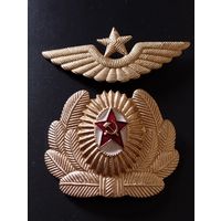 Комплект кокард ВВС (ВДВ) ВС СССР. Ранний тип.