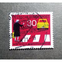 Марка Германия 1971 год Правила движения