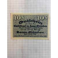 10 пфеннингов (нотгельды) г. Германия.