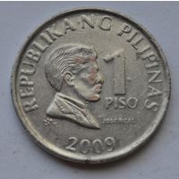 Филиппины, 1 писо 2009 г.  Магнитная.