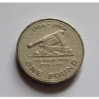 Гибралтар 1 фунт 2004 Осада Гибралтара