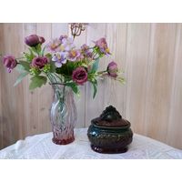 Шкатулка.майолика,обливная керамика 60-х, СССР,