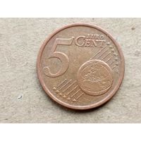 Германия 5 евроцентов, 2002 "A". (Н)