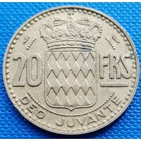 Монако 20 франков 1951 г.