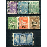 Французские колонии - Алжир - 1927г. - ландшафты, архитектура - 7 марок - полная серия, гашёные [Mi 71-77]. #4-W1-117-A-1
