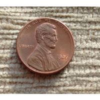 Werty71 США 1 цент 1986
