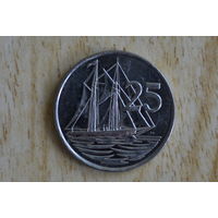 Каймановы острова 25 центов 2008 с 1 руб