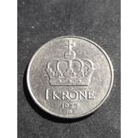 Норвегия 1 крона 1977