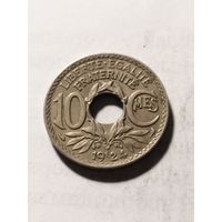 Франция 10 сантим 1924