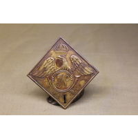 Киверная бляха армии НАПОЛЕОНА, линейный полк. ВОЙНА 1812 год. Распродажа коллекции вещей. С РУБЛЯ! АУКЦИОН!