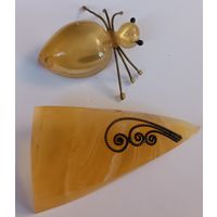 Две броши времён СССР. Все лоты с 1 рубля!