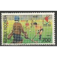 Индонезия. Национальные спортигры. Хоккей. 1996г. Mi#1644.