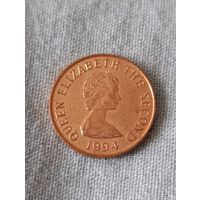Великобритания. 1 пенни 1994 года. Джерси. (4)