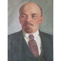 Картина Ленин. Холст, масло 55*75 см.