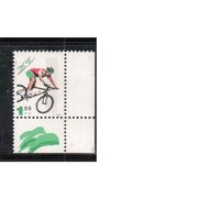 Израиль-1996(Мих.1362) , ** ,  Спорт, Велоспорт , Велосипеды