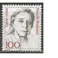 ФРГ. Тереза Гизе. Актриса. 1988г. Mi# 1390.