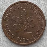 Германия 2 пфеннига 1995 г. F