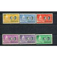 Того - 1962 - Силванус Олимпио и Кеннеди - [Mi. 350-355] - полная серия - 6 марок. MNH.  (Лот 96HD)-T4P38