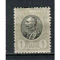 Королевство Сербия - 1905/1911 - Король Сербии Петр I - 1Pa - [Mi.84] - 1 марка. MH.  (Лот 24HE)-T41P2