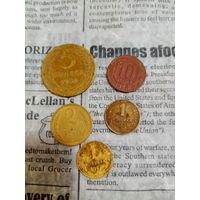 Лот ранних монет СССР 5 штук