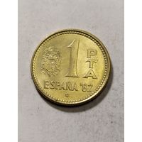 Испания 1 песета 1980(81)