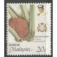 Малайские штаты(Джохор). Плоды масличной пальмы. 1986г. Mi#187.