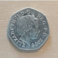 Великобритания, 50 пенсов, 2006 г., Героический акт, KM# 1058