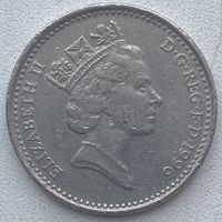 Великобритания 10 пенсов 1996 г.