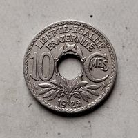 10 сантимов 1925 года Франция. Третья Республика.