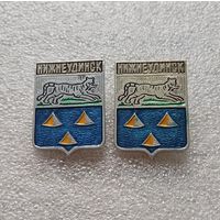 Нижнеудинск. Клеймо квадраты. Цена указывается за один значок. #-IV-03/1