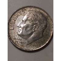10 центов  США 2016 D  год