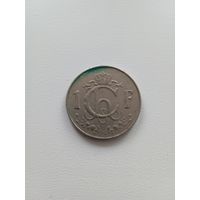 Люксембург 1 франк 1962 г.