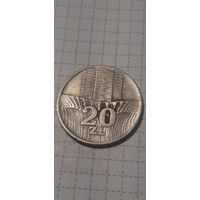 20 злотых Польша 1976 год