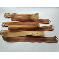 Ремень парадный офицерский МВД СССР. длины до: 97, 105, 125 см. цена за 1 шт.