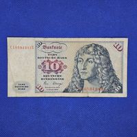 Старт с 1 Рубля !!! Банкнота 10 марок 1980 года - ФРГ Германия оригинал